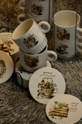 תחתית קפה עגולה.