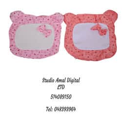 כריות בייבי בד קטפתי צבעים כחול/ורוד