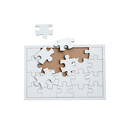 פאזל עץ הדפסת סובלימציה עם מסגרת