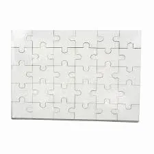 פאזל עץ הדפסת סובלימציה 30 חלקים ללא מסגרת